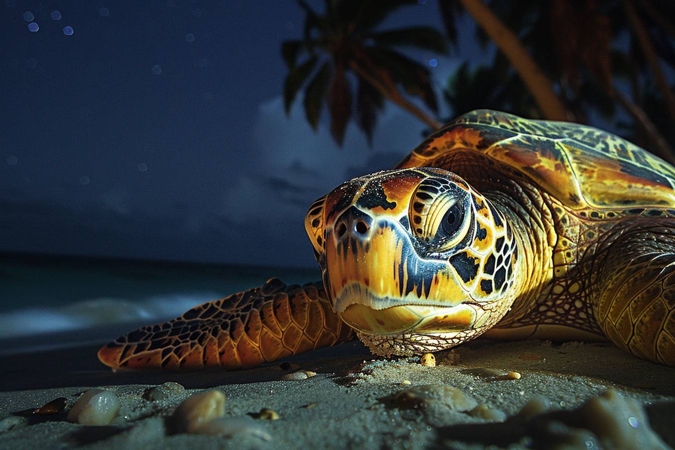 Comment observer les tortues marines en pleine nuit ?