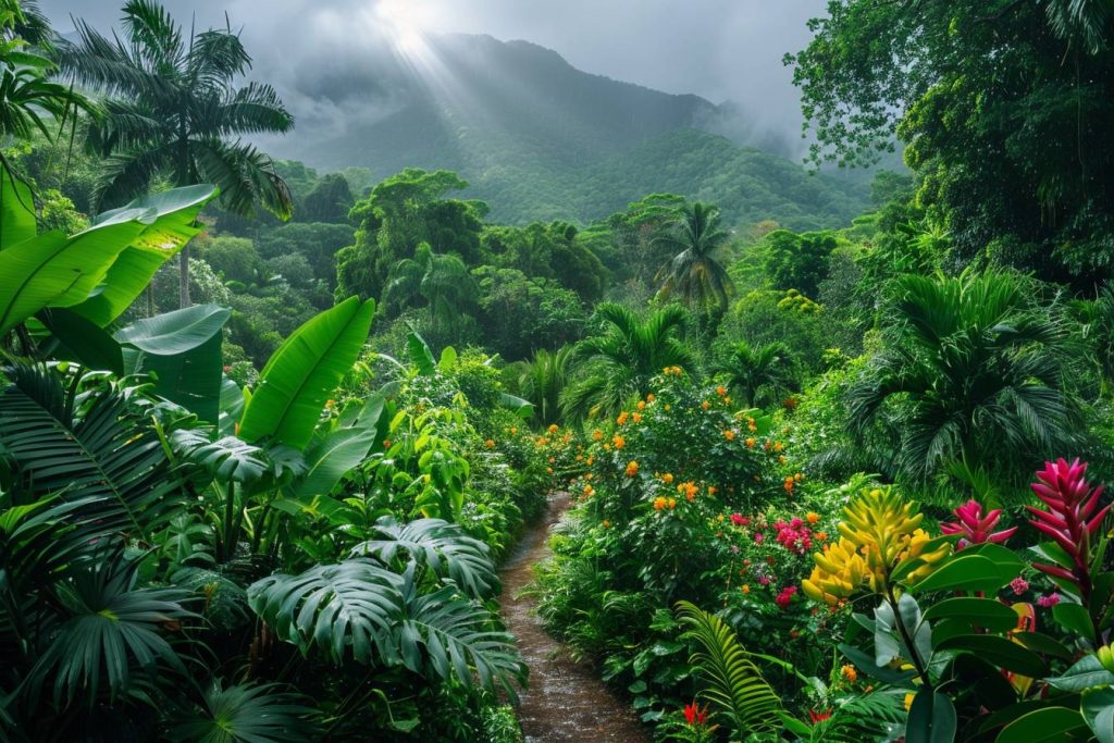 Découvrez la richesse de la faune et de la flore au parc des Mamelles en Guadeloupe