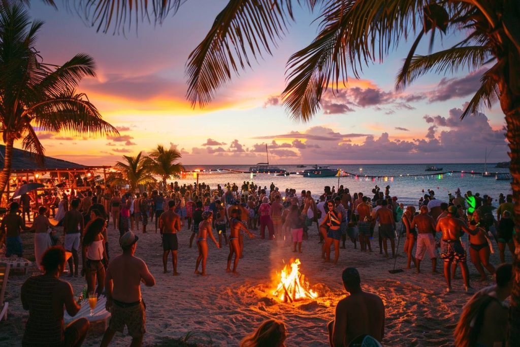 Découvrez les plages guadeloupéennes les plus animées pour des soirées inoubliables