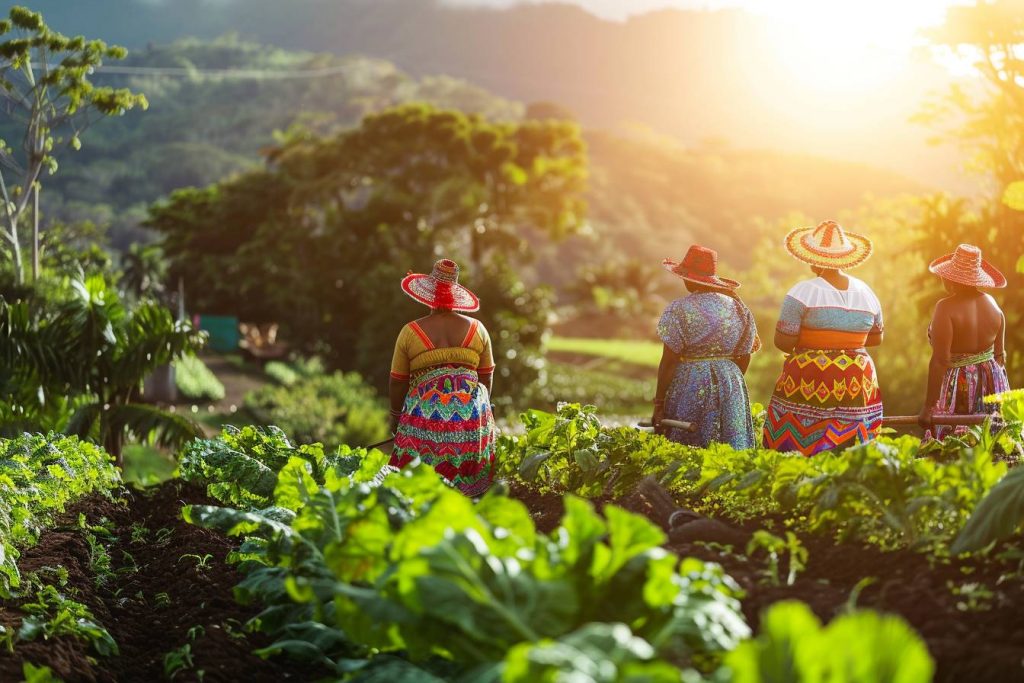 Les pratiques traditionnelles des cultures maraîchères en Guadeloupe